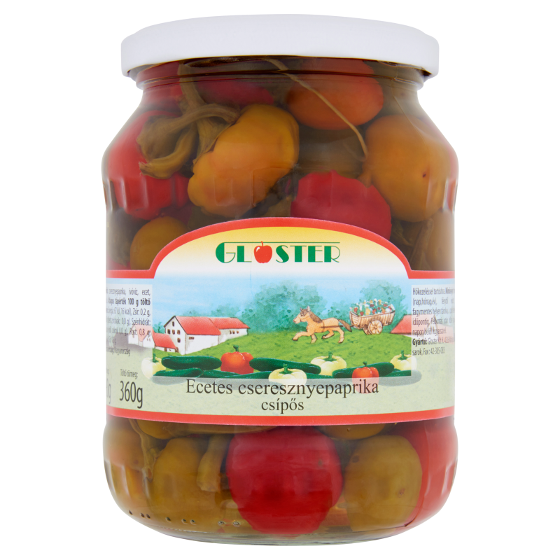 Gloster Ecetes cseresznyepaprika csípős 720ml